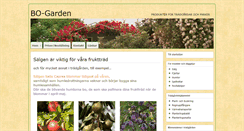 Desktop Screenshot of bo-garden.se